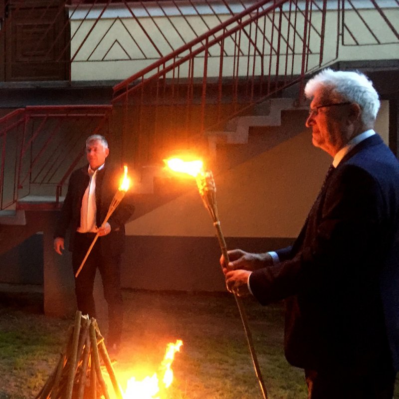 Trianon 100 . fáklyagyújtás10